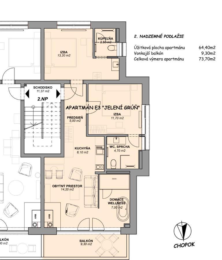 Apartman Jeleni Grun Jasna ديمانوفْشكا دولِنا المظهر الخارجي الصورة